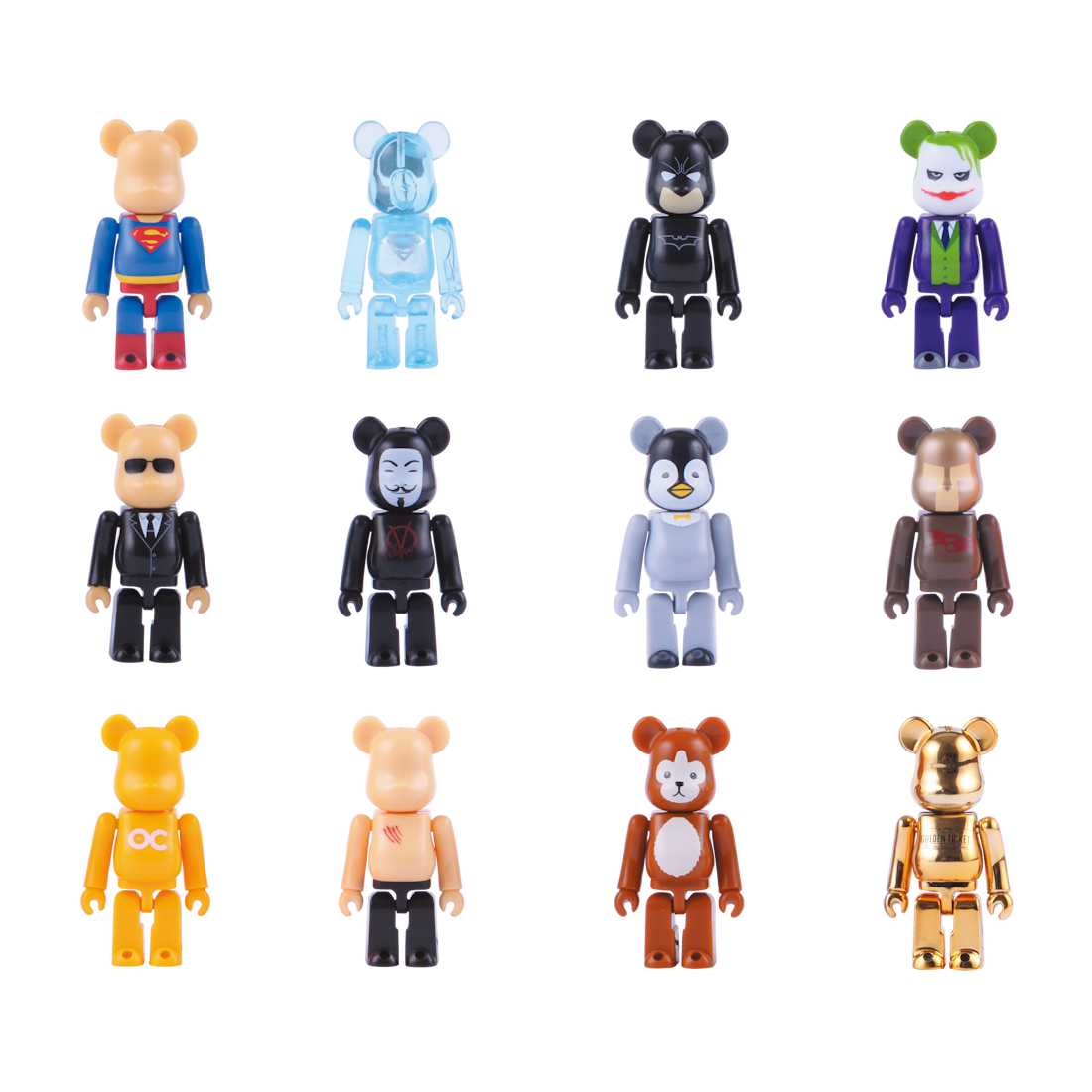 BE@RBRICK PEPSI.NEX × Warner Bros. - complete collection of 12 figures