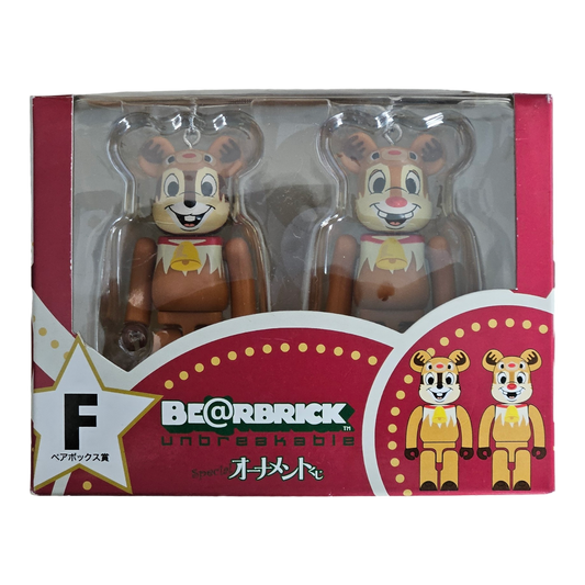 BE@RBRICK F - Chip Reindeer Version & Dale Reindeer Version (100%)