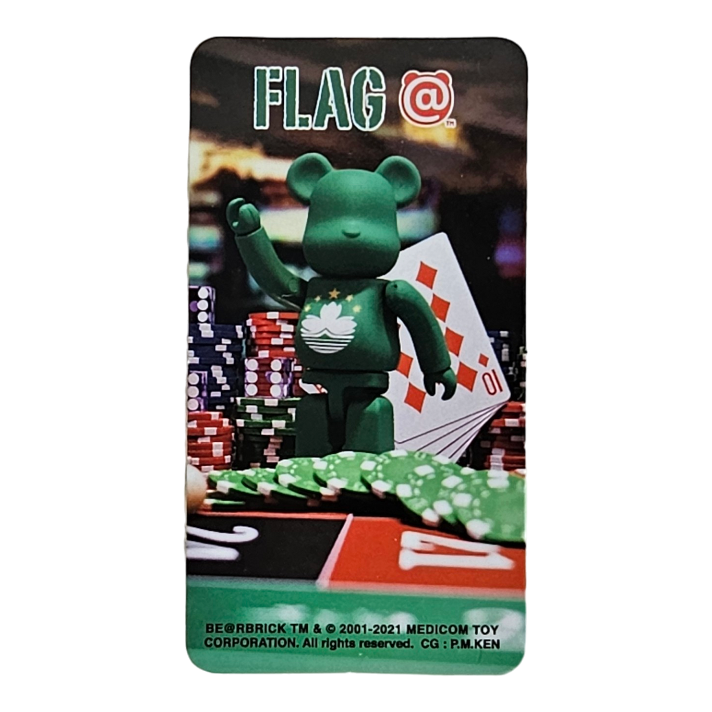 BE@RBRICK Series 43 Flag "Macau" (100%)