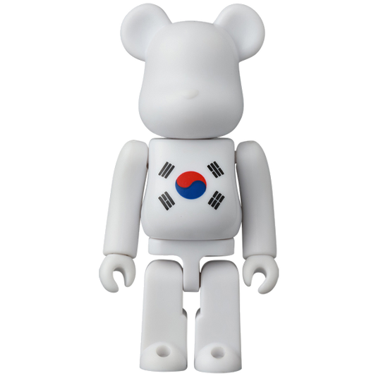 BE@RBRICK Série 44 Drapeau "Corée du Sud" (100%)