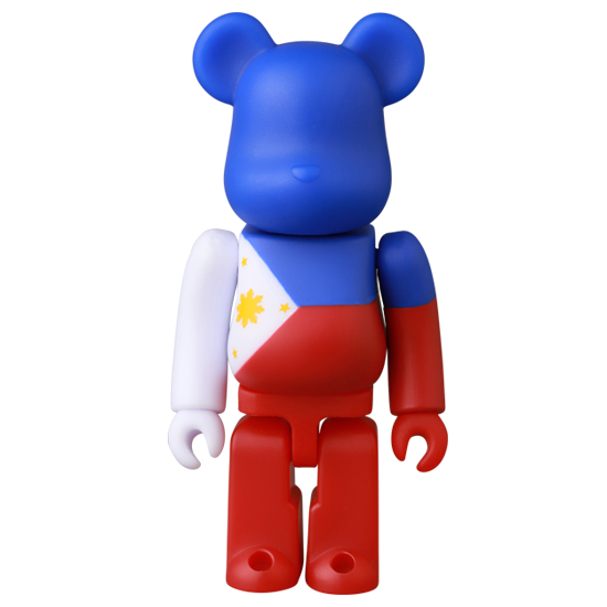 BE@RBRICK Series 49 Flag "Philippines" (100%)