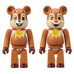 BE@RBRICK F - Chip Reindeer Version &amp; Dale Reindeer Version (100%)