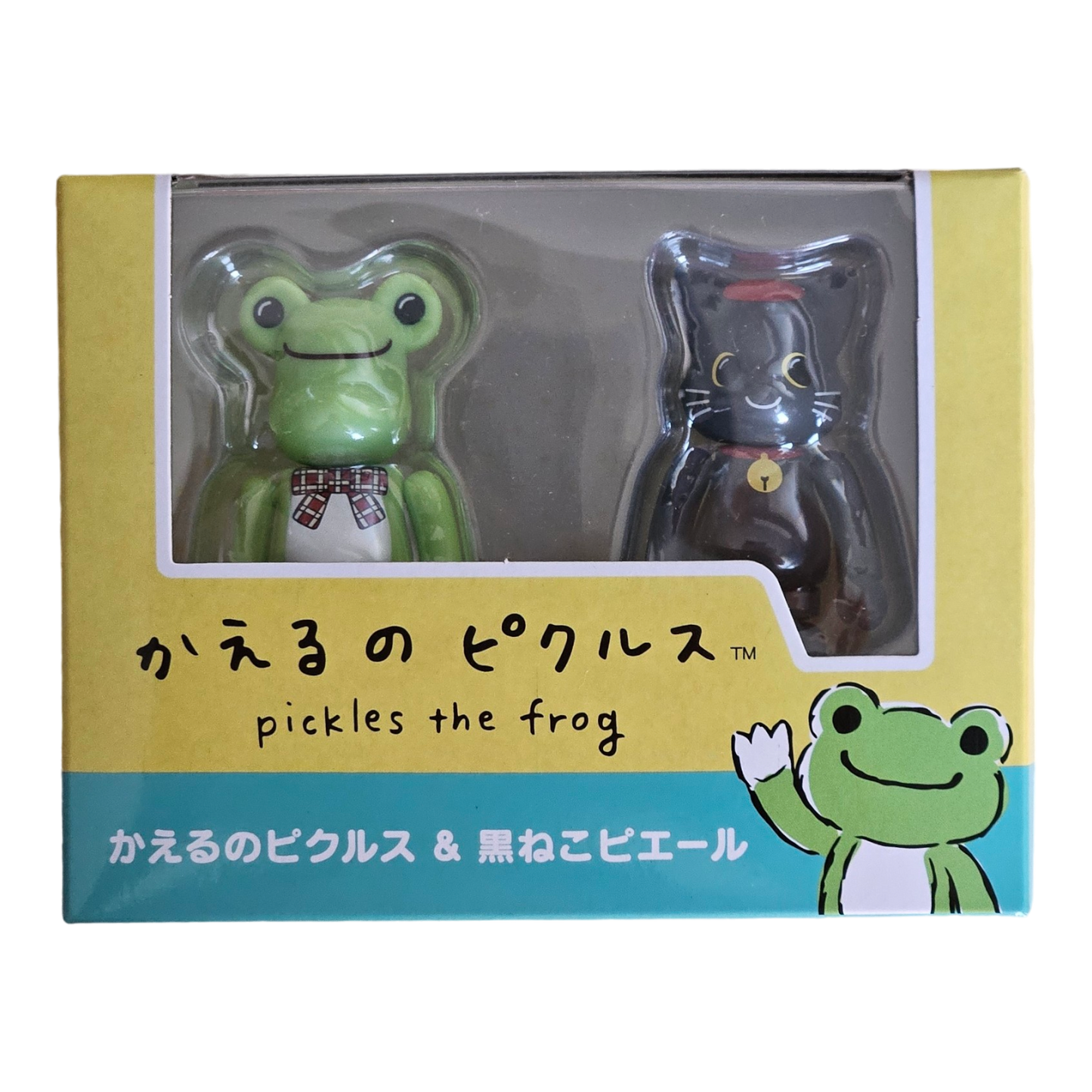 BE@RBRICK Pickles the Frog &amp; NY@BRICK Pierre the Black Cat (100%)