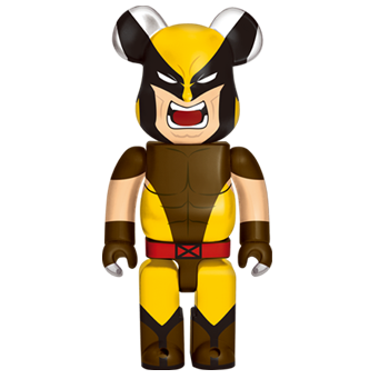 BE@RBRICK SP - Version Wolverine Marron (400%)