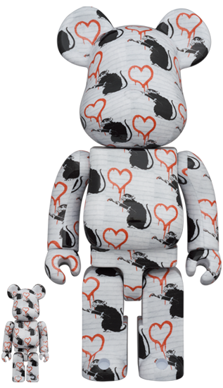 BE@RBRICK Rat d'amour (100%+400%)