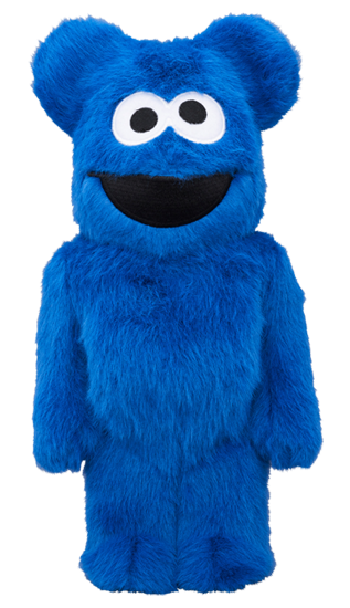 BE@RBRICK COOKIE MONSTER Costume Version 2.0 [Sesame Street] (400%)