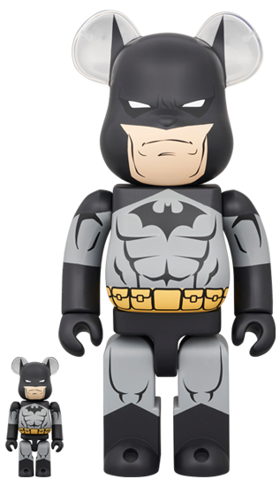 BE@RBRICK Batman™ (Batman : Chut) Version noire (100 %+400 %)