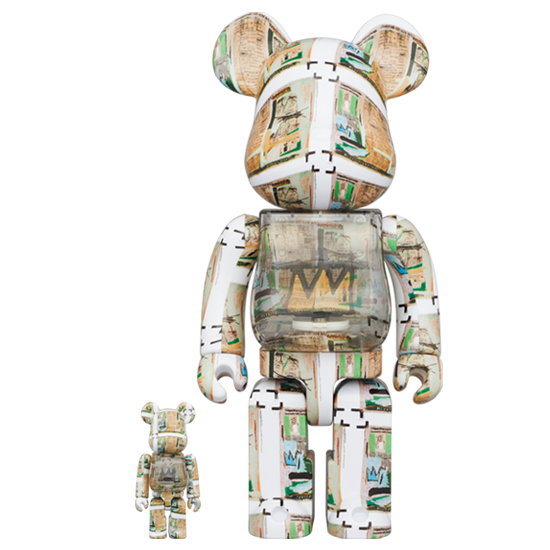 BE@RBRICK Jean-Michel Basquiat "King Pleasure" (100%+400%)