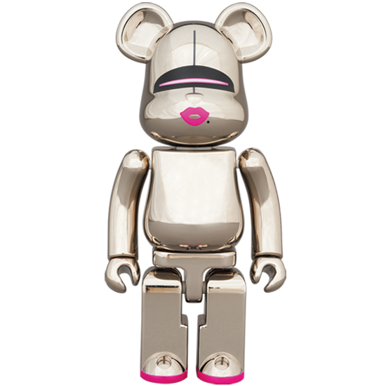 BE@RBRICK Hajime Sorayama Silver (200%)