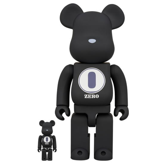 BE@RBRICK Robert Indiana × fragmentdesign BLACK (100%+400%)