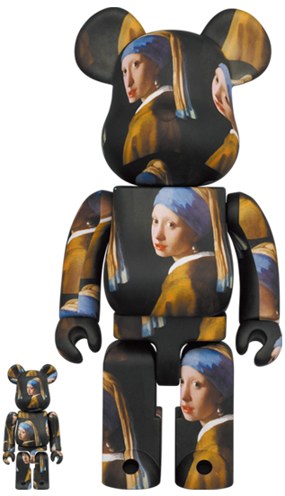 BE@RBRICK Johannes Vermeer "La Fille à la perle" (100%+400%)