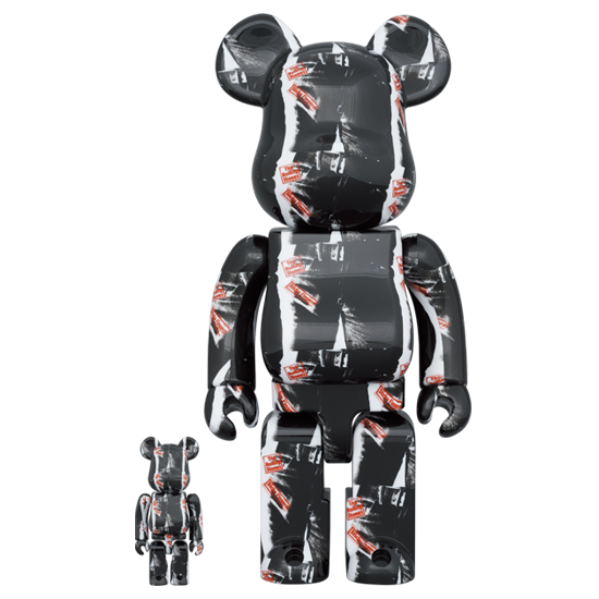 BE@RBRICK Andy Warhol × Les Rolling Stones "Sticky Fingers" (100%+400%)