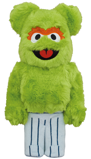 BE@RBRICK Oscar the Grouch Costume Version [Sesame Street] (400%)