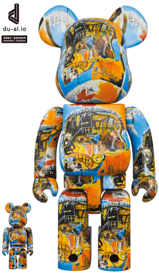 BE@RBRICK Jean-Michel Basquiat #10 (100%+400%)