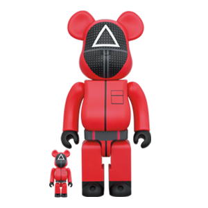 BE@RBRICK Garde de jeu de calmar "Triangle" (100%+400%)