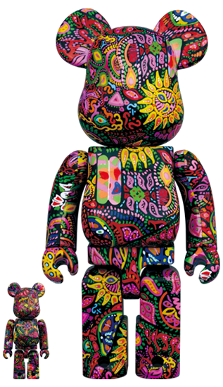 BE@RBRICK Psychedelic Paisley (100%+400%)