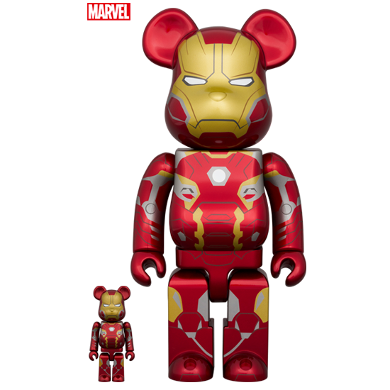 BE@RBRICK Iron Man Mark 45 (100%+400%)