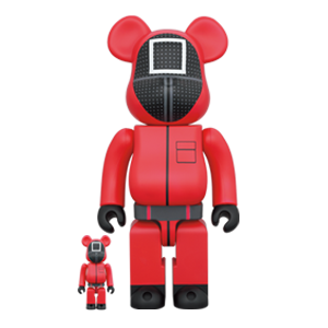 BE@RBRICK Squid Game Guard "Square" (100%+400%)