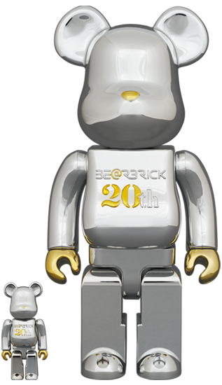 Modèle BE@RBRICK 20ème anniversaire (100%+400%)