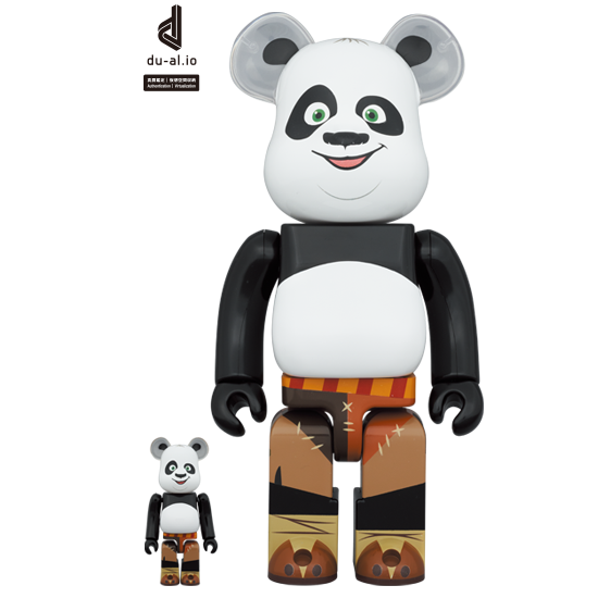 BE@RBRICK Kung Fu Panda (100%+400%)