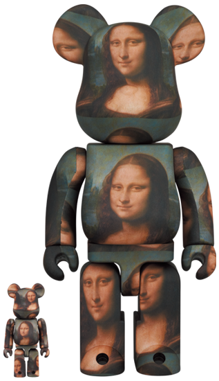 BE@RBRICK Léonard de Vinci "Mona Lisa" (100%+400%)