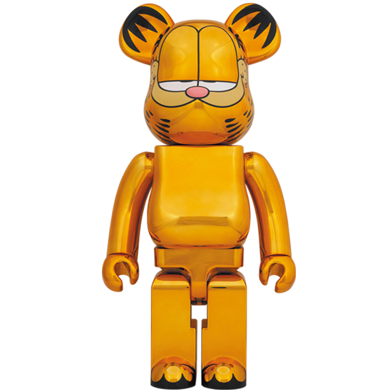 BE@RBRICK Garfield Gold Chrome Version (1000%)