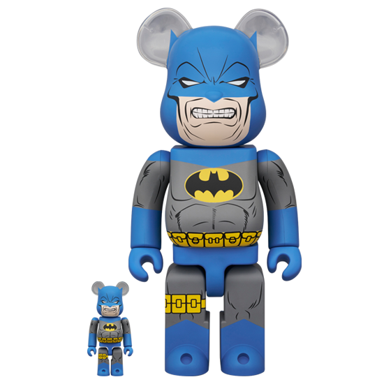 BE@RBRICK Batman (The Dark Knight Returns Blue Version) (100%+400%)