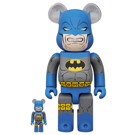 BE@RBRICK Batman (The Dark Knight Returns Blue Version) (100%+400%)