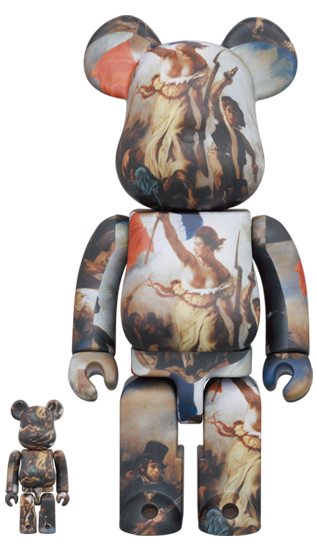 BE@RBRICK Eugène Delacroix "Liberty Leading The People" (100%+400%)