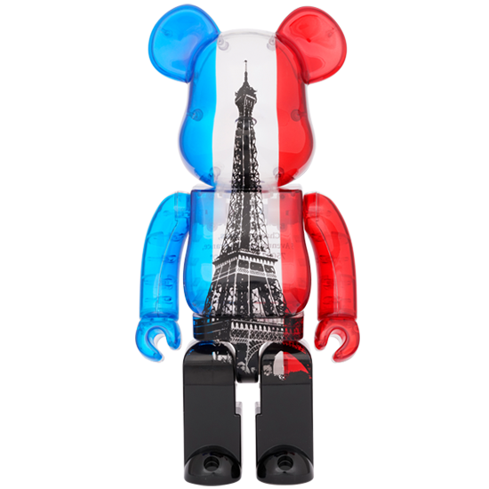 BE@RBRICK Eiffel Tower Tricolor Version (400%)