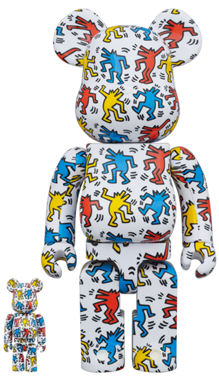 BE@RBRICK Keith Haring #9 (100%+400%)