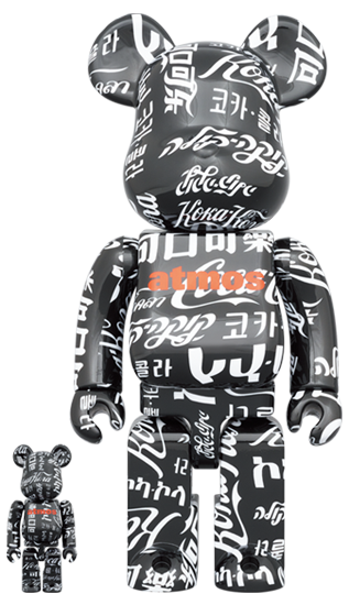 BE@RBRICK Coca-Cola × atmos Type-6 (100%+400%)