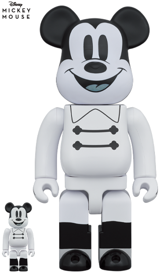 BE@RBRICK Nighttime Mickey (100%+400%)