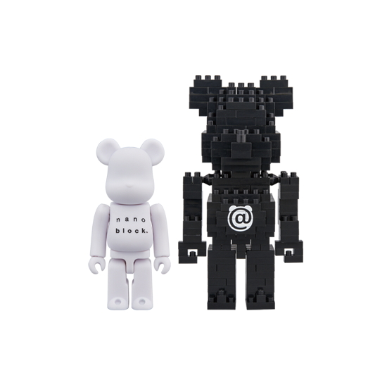 BE@RBRICK × nanoblock 2-Pack Set A (100%)