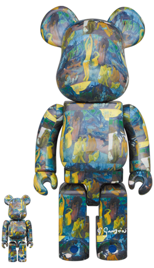 BE@RBRICK Eugène Henri Paul Gauguin "Where Do We Come From? What Are We? Where Are We Going?" (100%+400%)