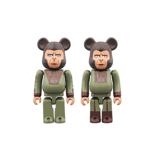 BE@RBRICK Cornelius &amp; Zira [La Planète des singes] (100%)