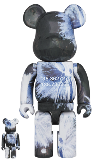 BE@RBRICK Benjamin Grant "Overview: Mount Fuji" (100%+400%)