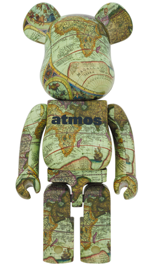 BE@RBRICK atmos CARTE ÂGÉE (1000%)