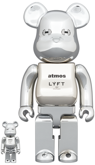 BE@RBRICK atmos × LÝFT (100%+400%)