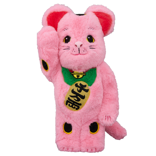 BE@RBRICK Maneki Neko Costume Version Pink (400%)