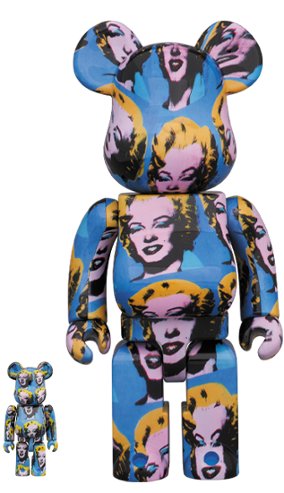 BE@RBRICK Marilyn Monroe d'Andy Warhol (100%+400%)