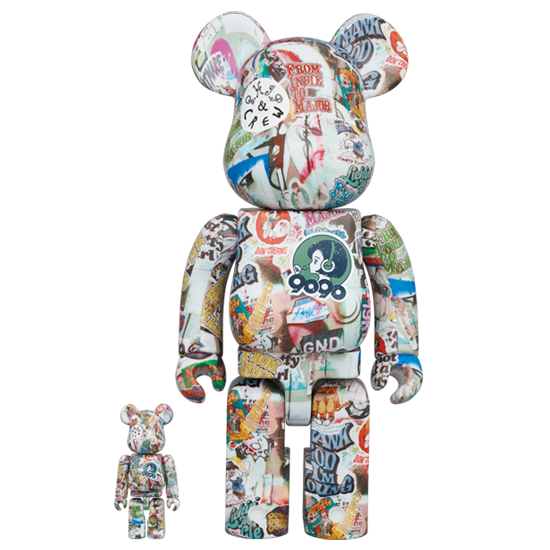 BE@RBRICK 9090 × S.H.I.P&crew (100%+400%)