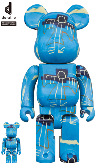 BE@RBRICK Jean-Michel Basquiat #9 (100%+400%)