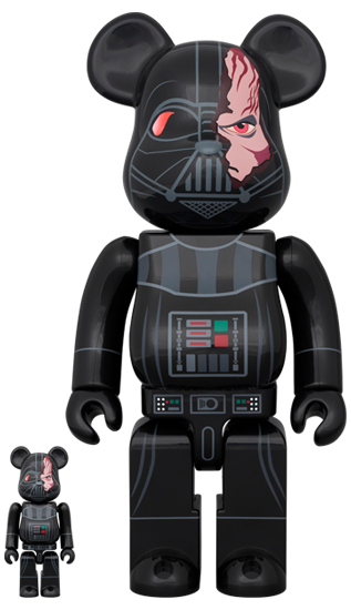 BE@RBRICK Dark Vador™ Version Dommages (Version Obi-Wan Kenobi) (100%+400%)