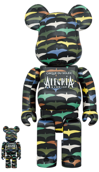 BE@RBRICK Cirque du Soleil "Alegria - Sous un nouveau jour" (100%+400%)