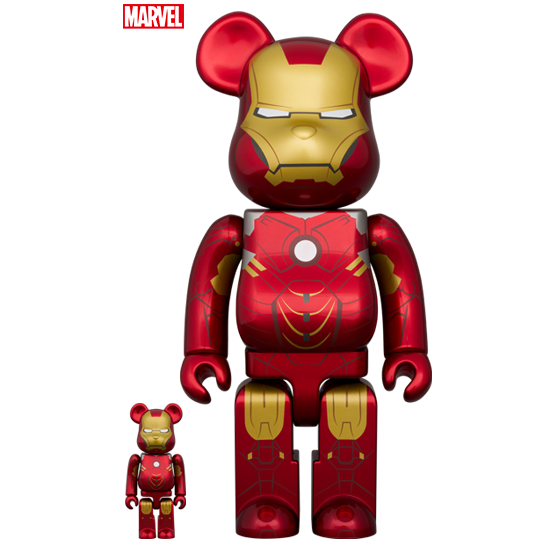 BE@RBRICK Iron Man Mark IV (100%+400%)