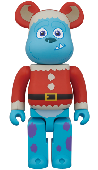 BE@RBRICK SP - Sulley Santa Version &amp; Mike Christmas Version (100%+400%)