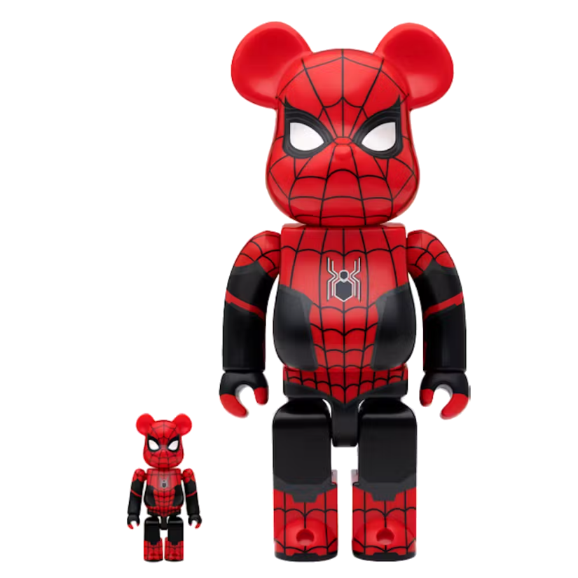 BE@RBRICK Spider-Man Upgraded Suit [No Way Home] (100%+400%)