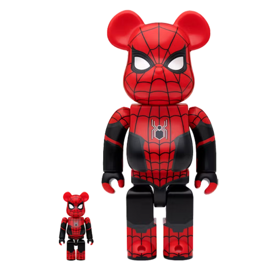 BE@RBRICK Spider-Man Upgraded Suit [No Way Home] (100%+400%)