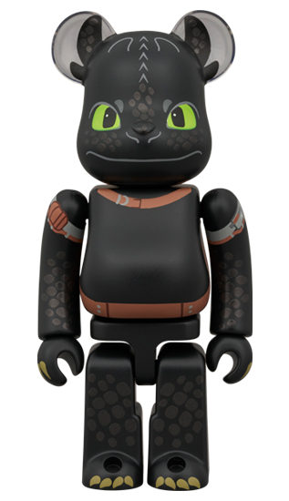 BE@RBRICK Toothless [Dragons] (100%+400%)